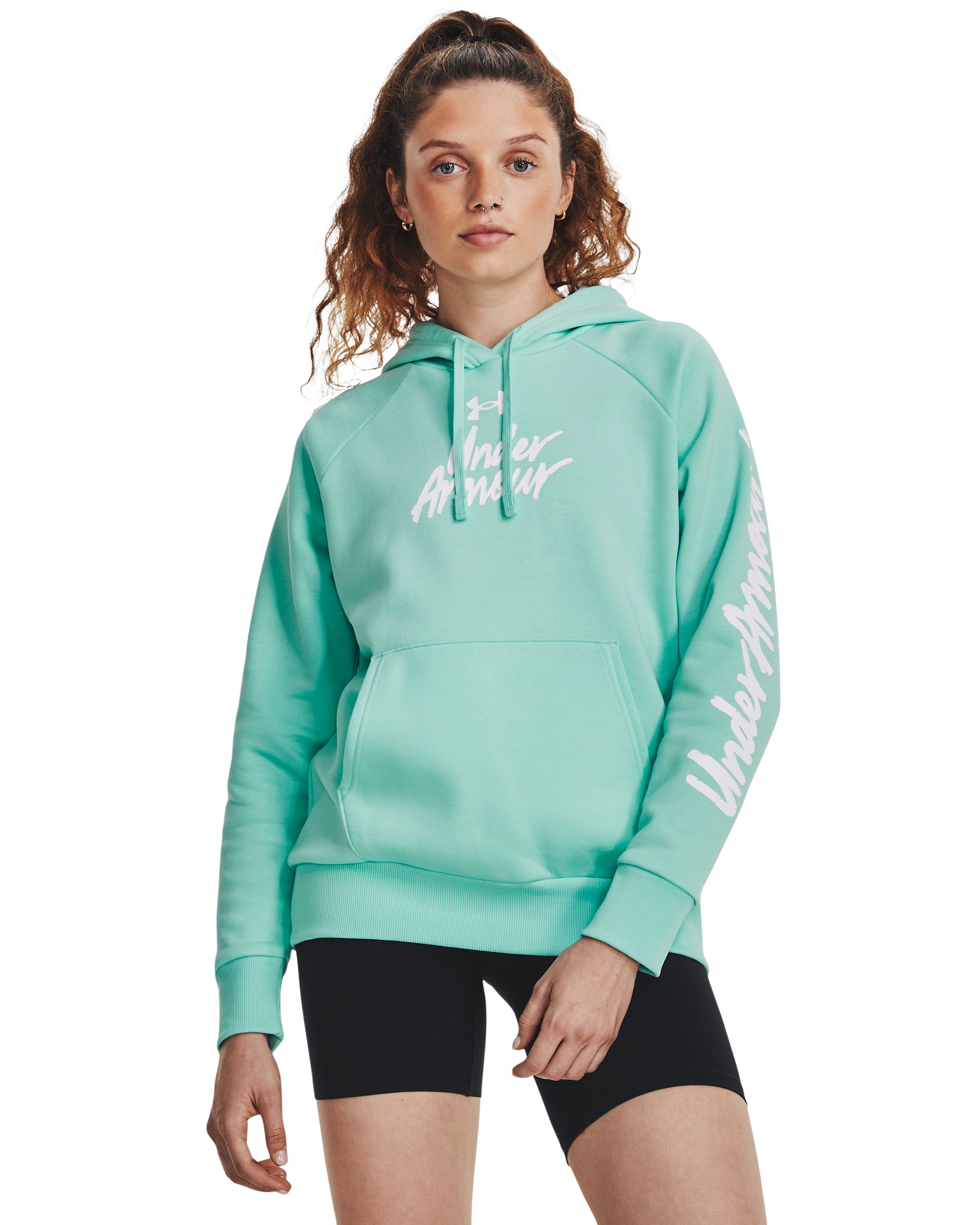 Women's UA Rival Fleece Graphic Hoodie  4