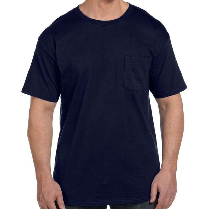 Hanes 6.1 Oz. Beefy-T® With Pocket 11