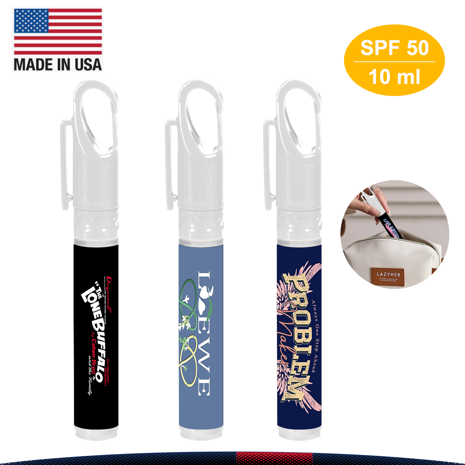 10 ML. Jeptha SPF 50 Sunscreen CleanZ Pen 6