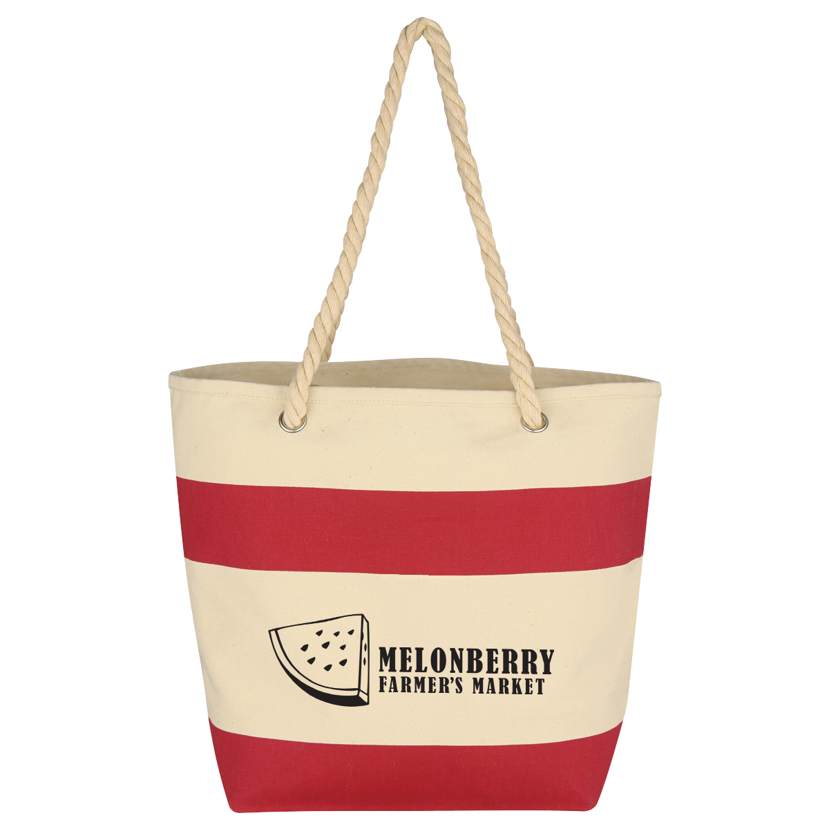 Cruising Tote Bag With Rope Handles, custom tote bag with logo imprint 1