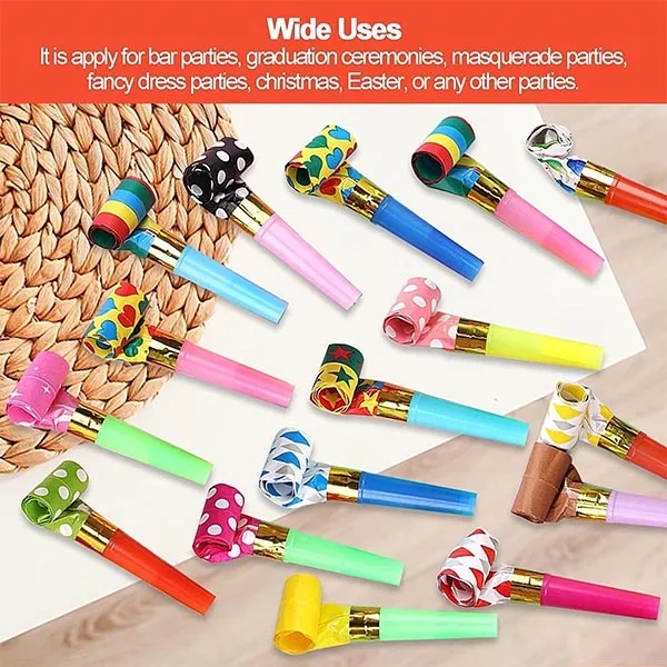 Colourful Funny Party Blowers Whistles 1