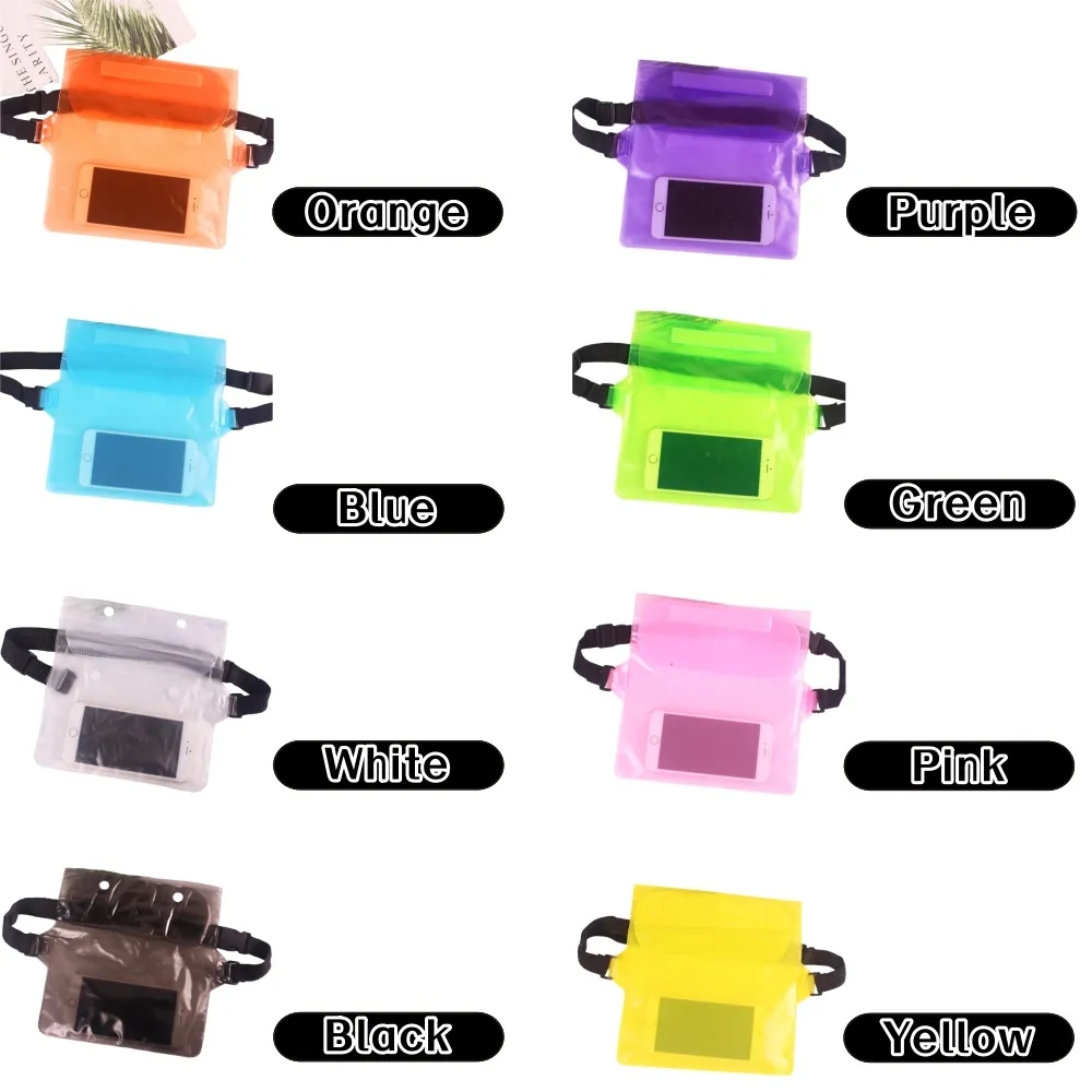 IPX8 Waterproof Phone Pouch with Waist Strap 4