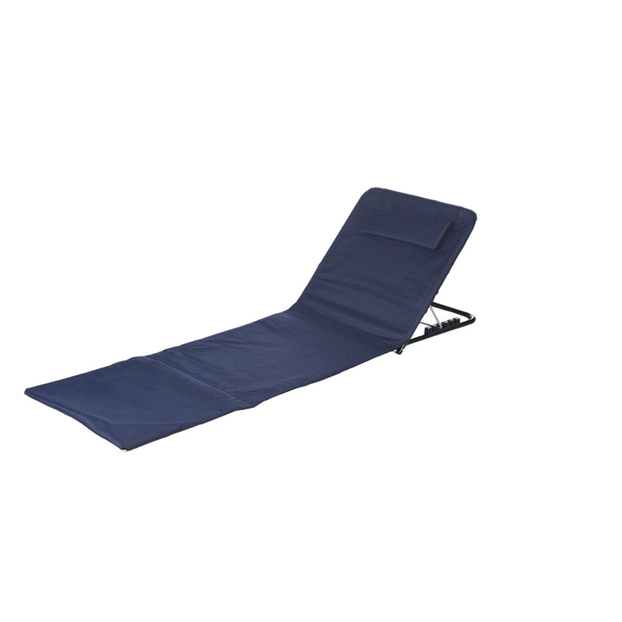 Folding Oxford Beach Lounger With Steel Frame 9
