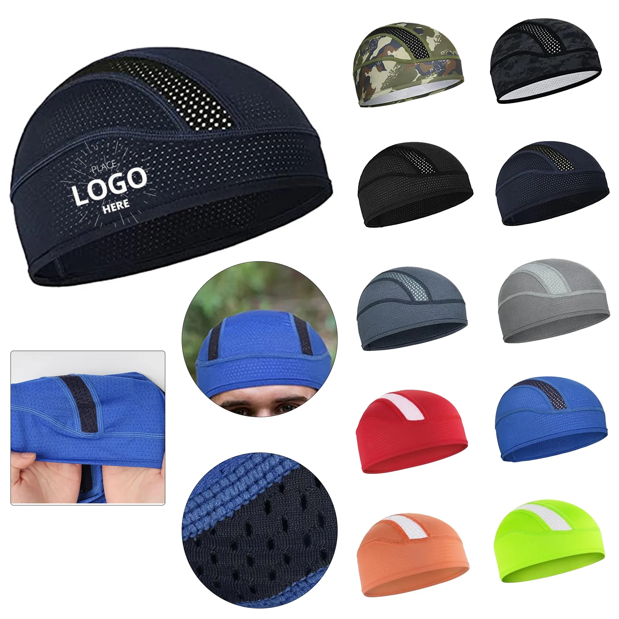 Cycling Beanie Mesh Cap 7
