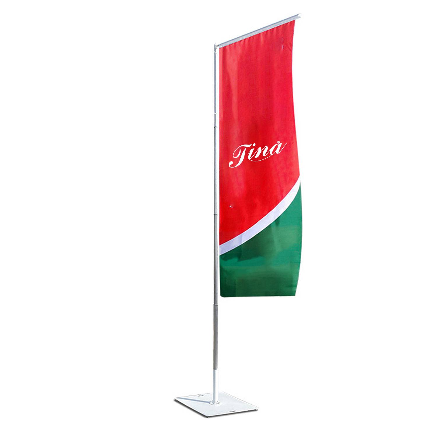 Advertising Flag With lron Plate Base 1