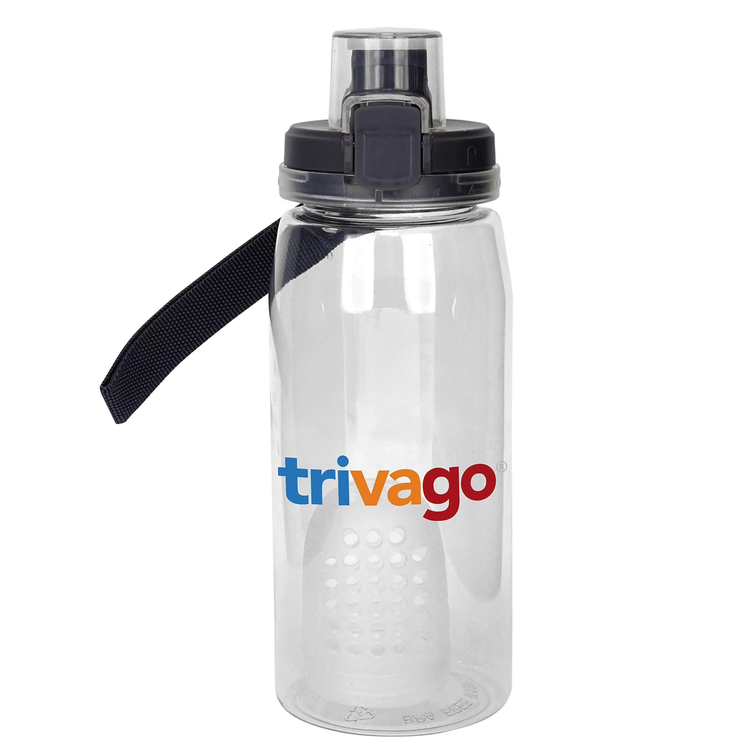 Locking Lid 25 oz. Recycled Bottle with Floating Infuser 4