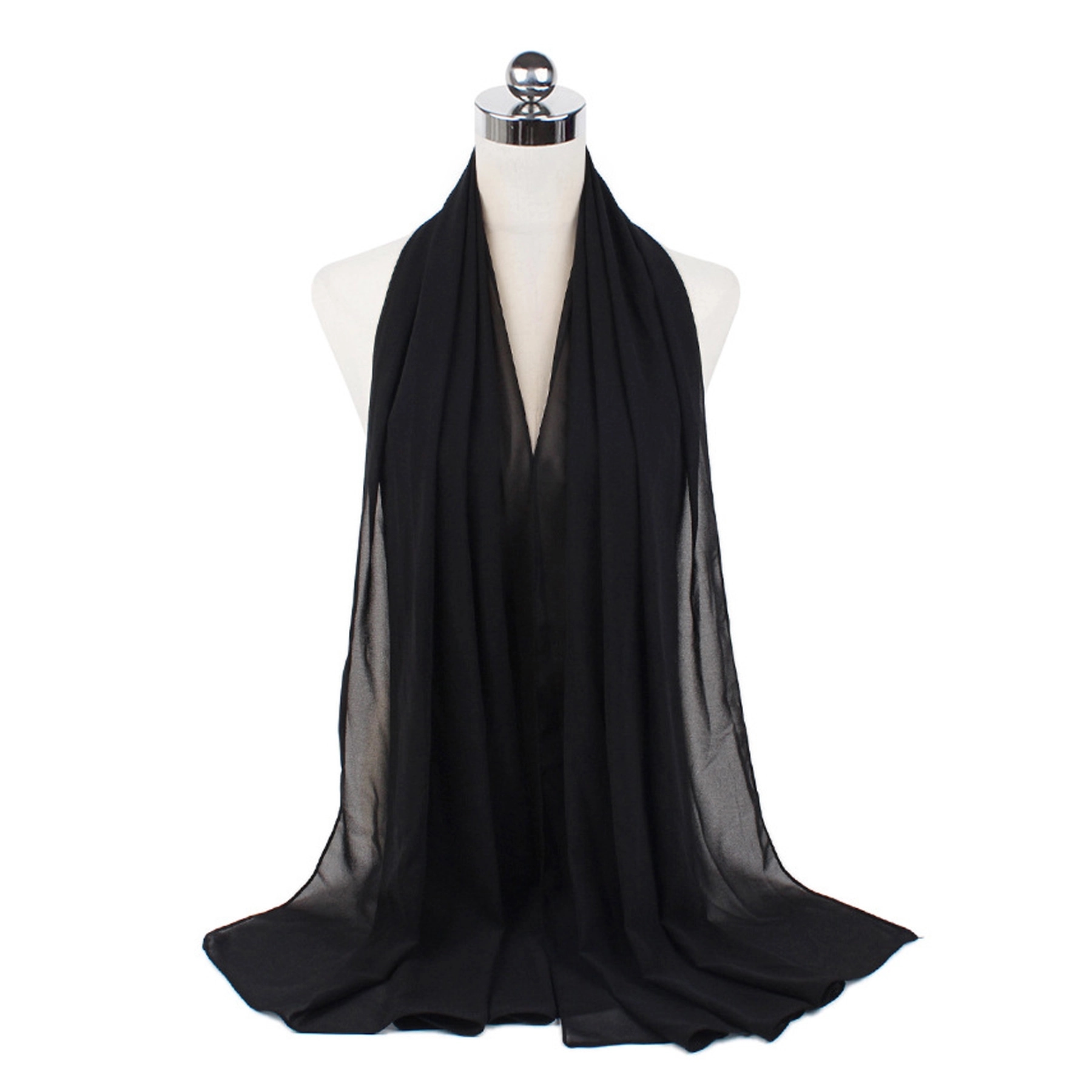 Muslim Hijab Bubble Chiffon Scarf 2