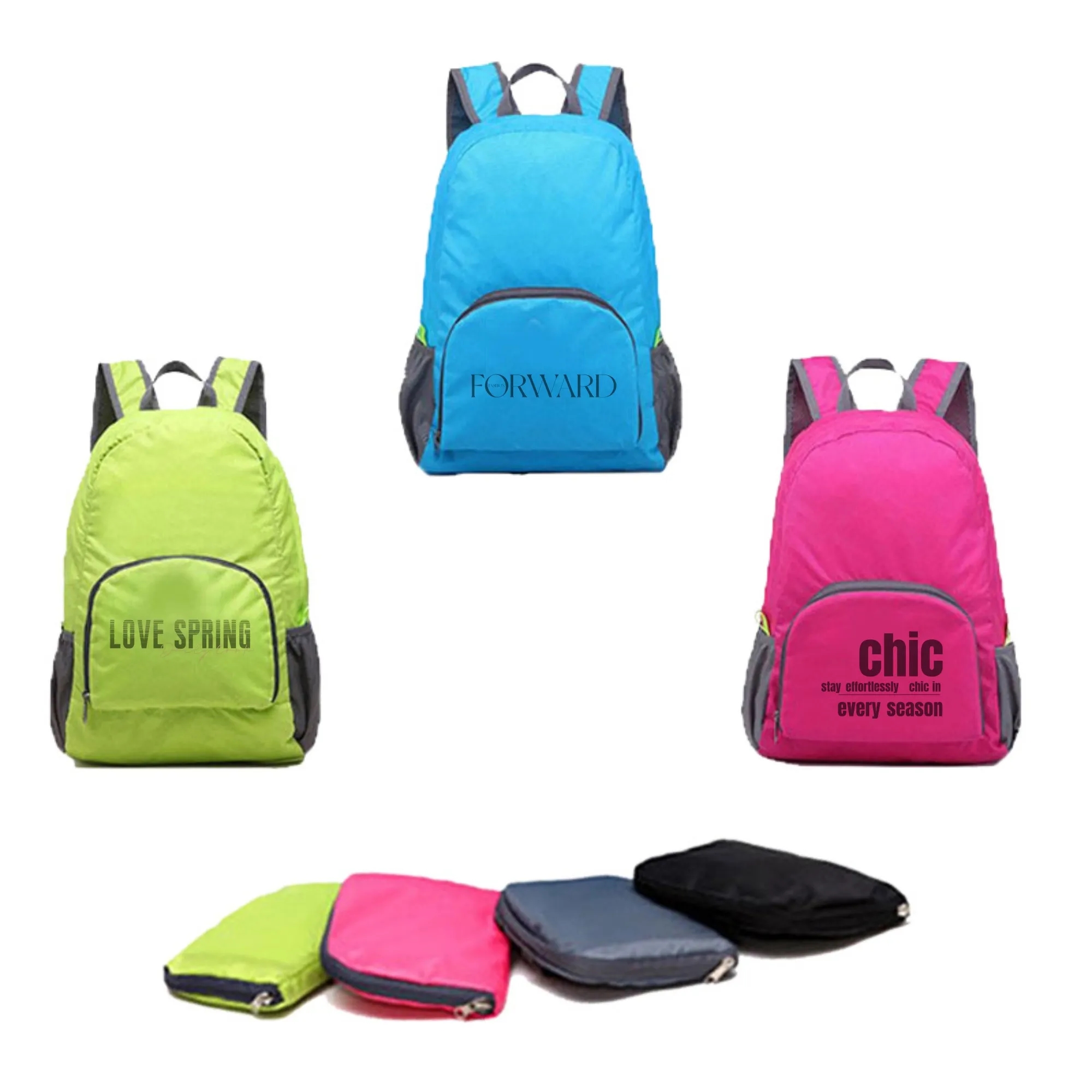 Foldable Travel Backpack - Compact Event Promo Essential 4