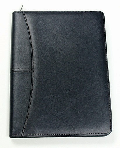 Pinnacle Padfolio Folder w/ Calculator, Zipper & USB Holder 5