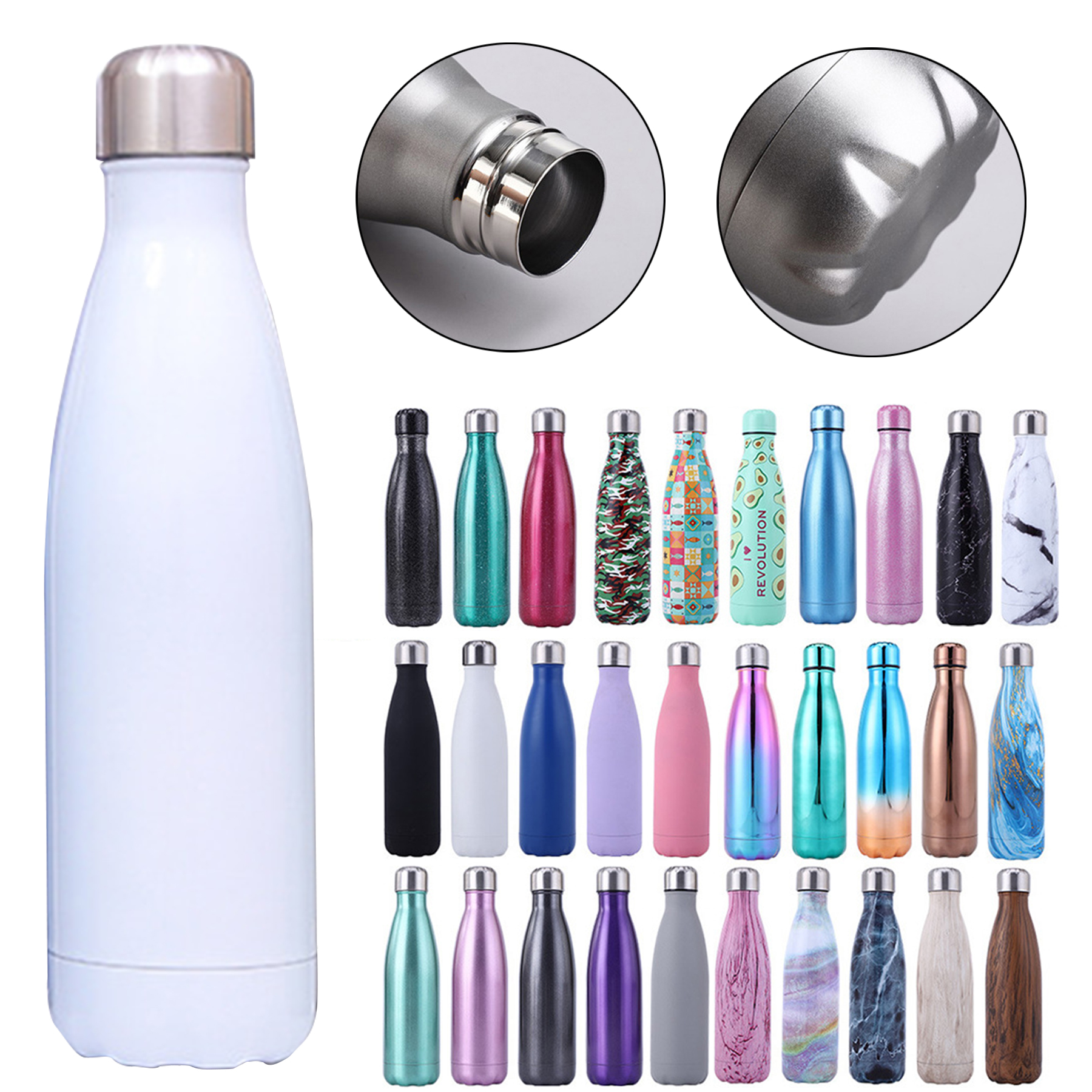 17oz Stainless Steel Water Bottles 1