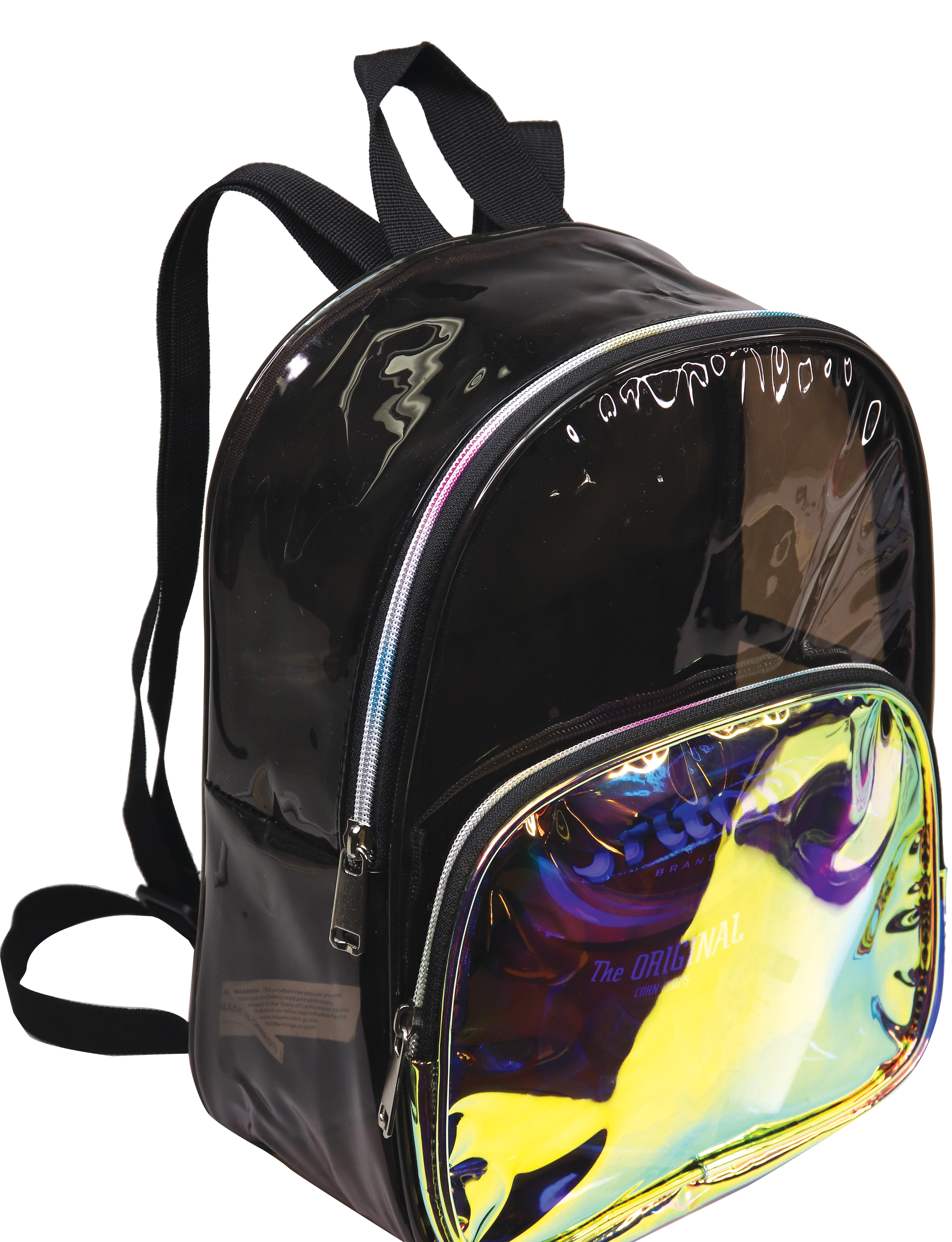 Transparent Black/Iridescent Gold Backpack 4