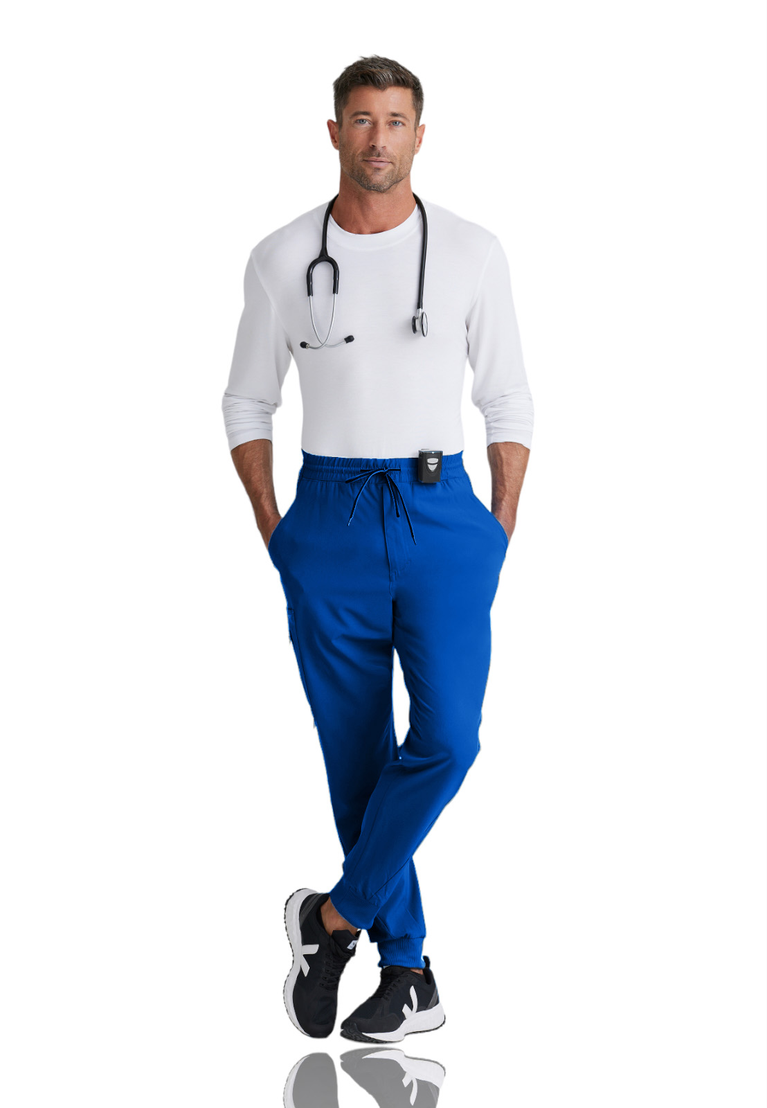Barco One - Men's Six-Pocket Drawcord Waist Vortex Jogger Scrub Pant 27