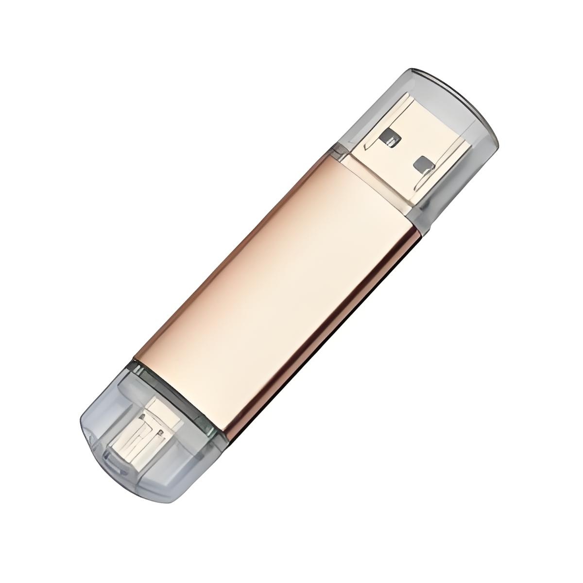 Metal 2 In 1 OTG USB Flash Drive (1GB) 2