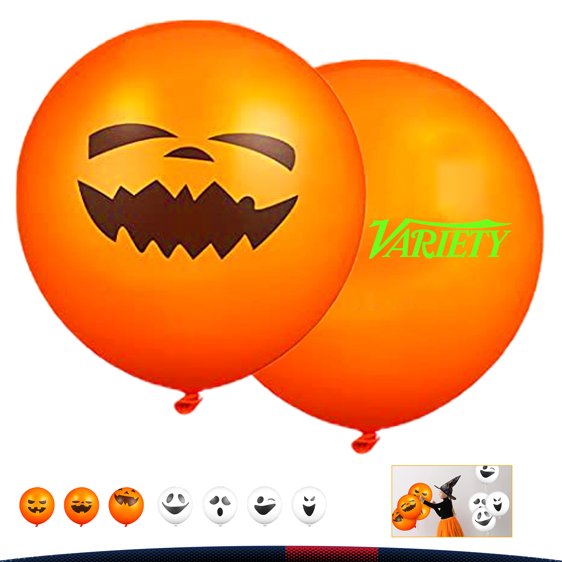 12" Halloween Grimace Balloons 4