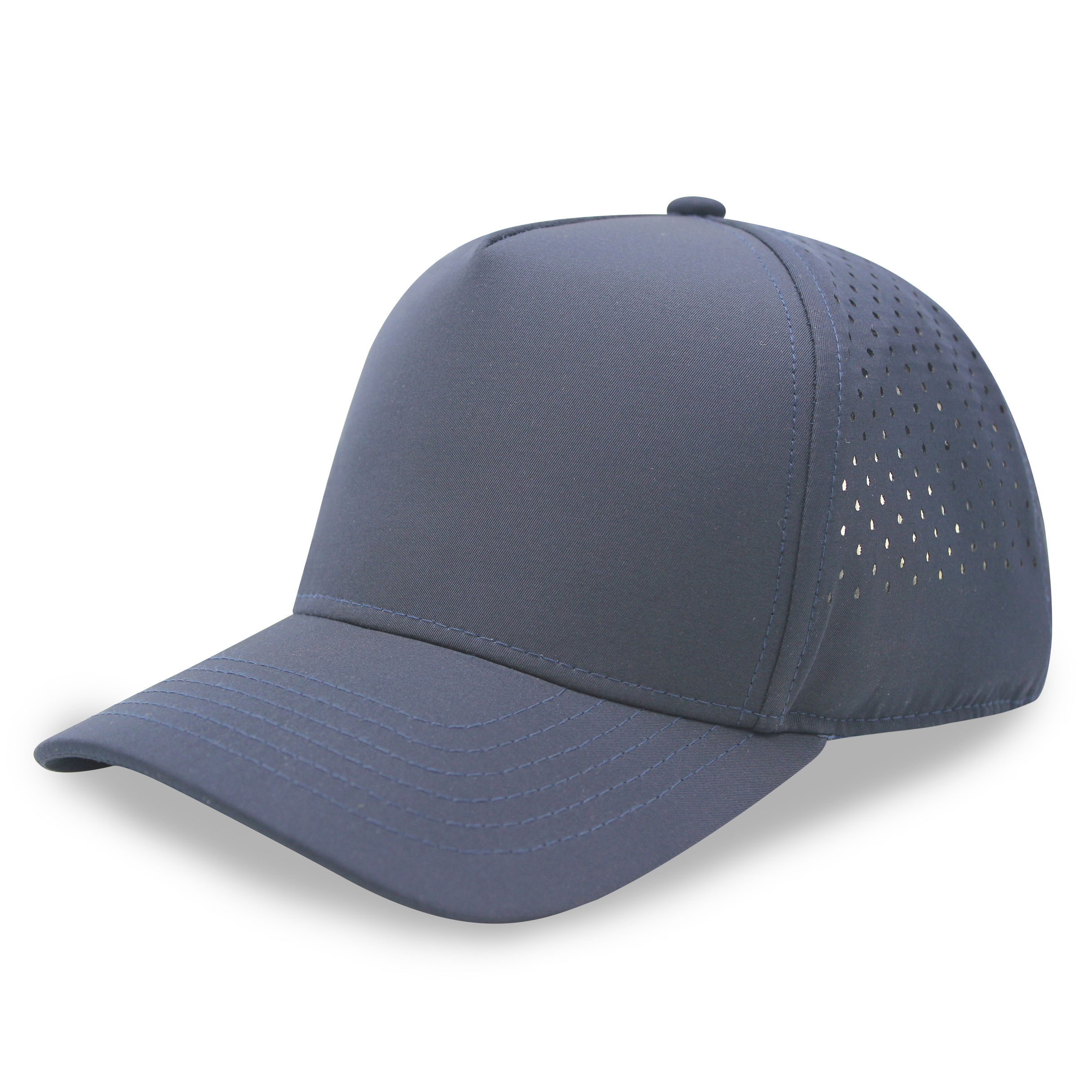 Athletic Golf Cap laser cut meshback