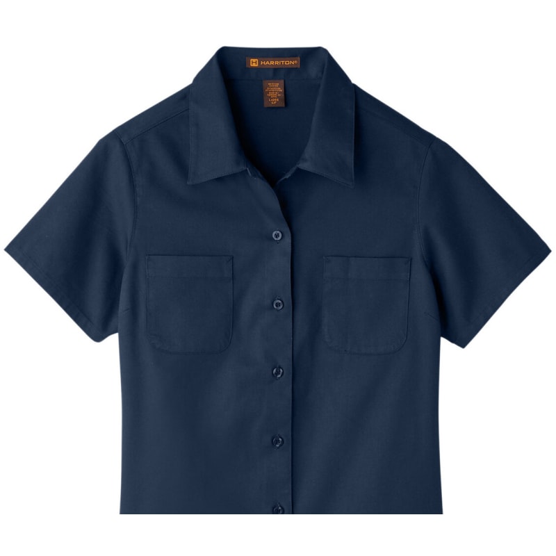 Harriton Ladies' Advantage IL Short-Sleeve Work Shirt 11