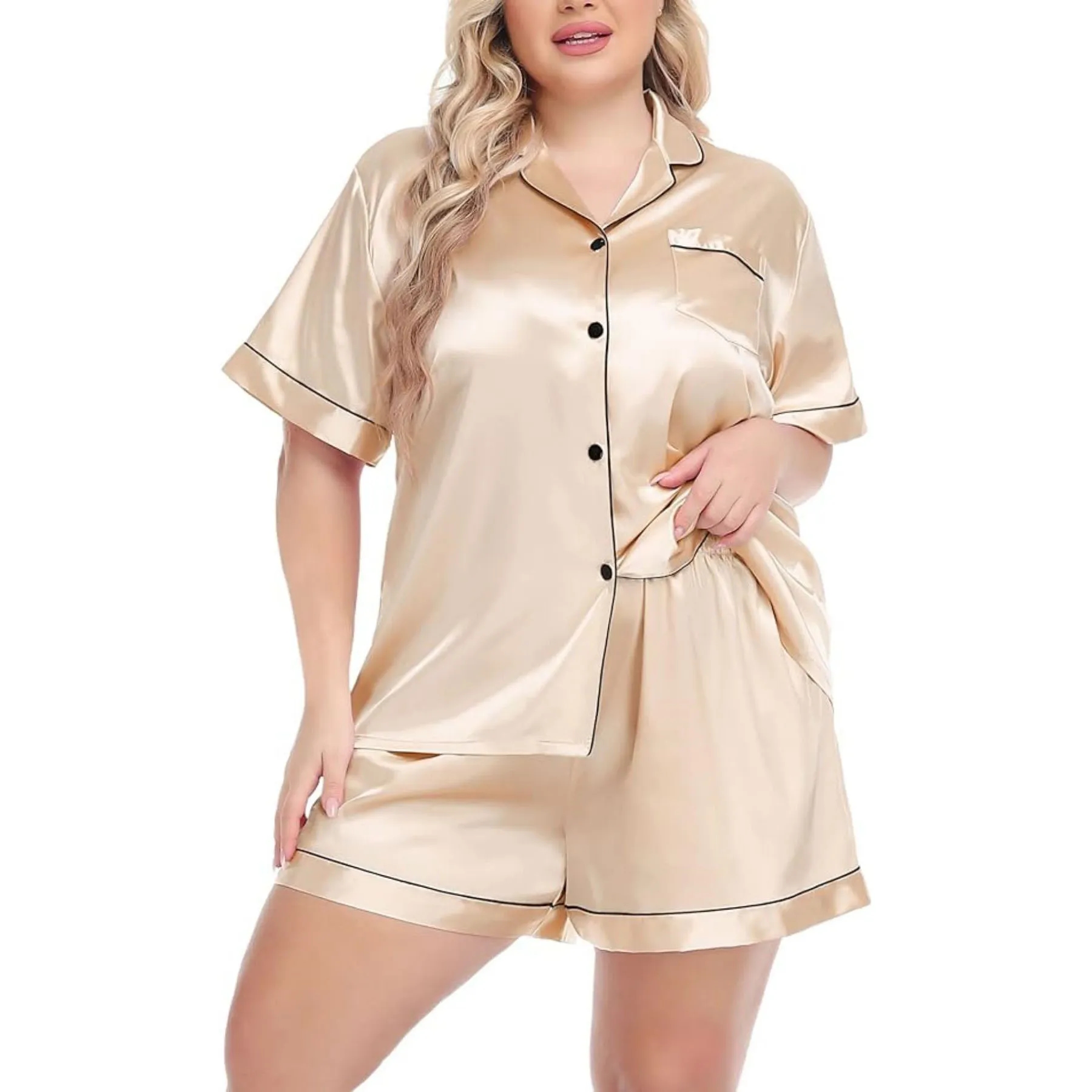 Women's Plus Size Pajama Set 12