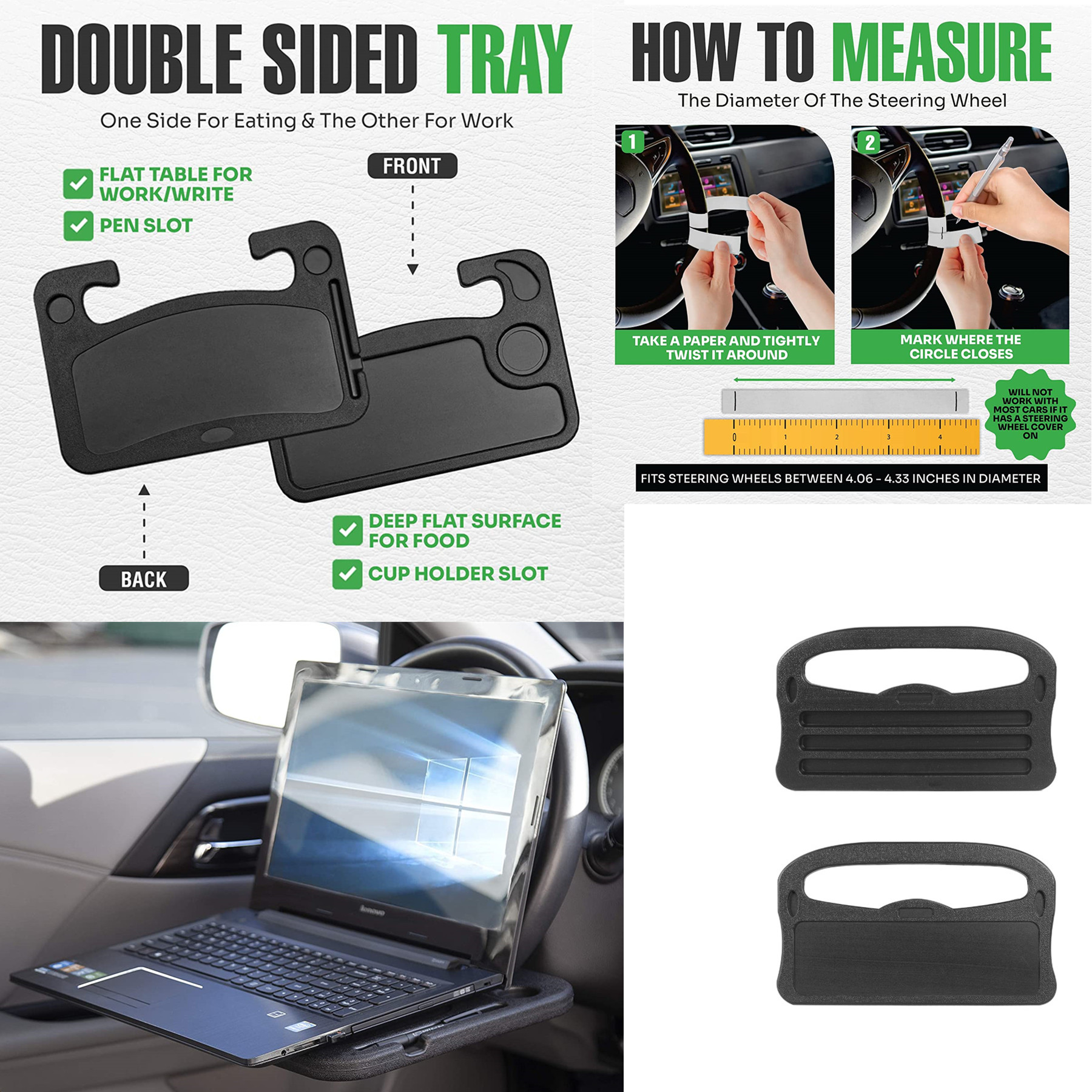 Car Steering Wheel Tray 2