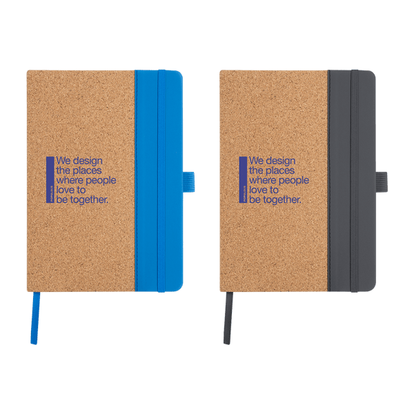 Hickory Cork & Recycled PU Notebook 39