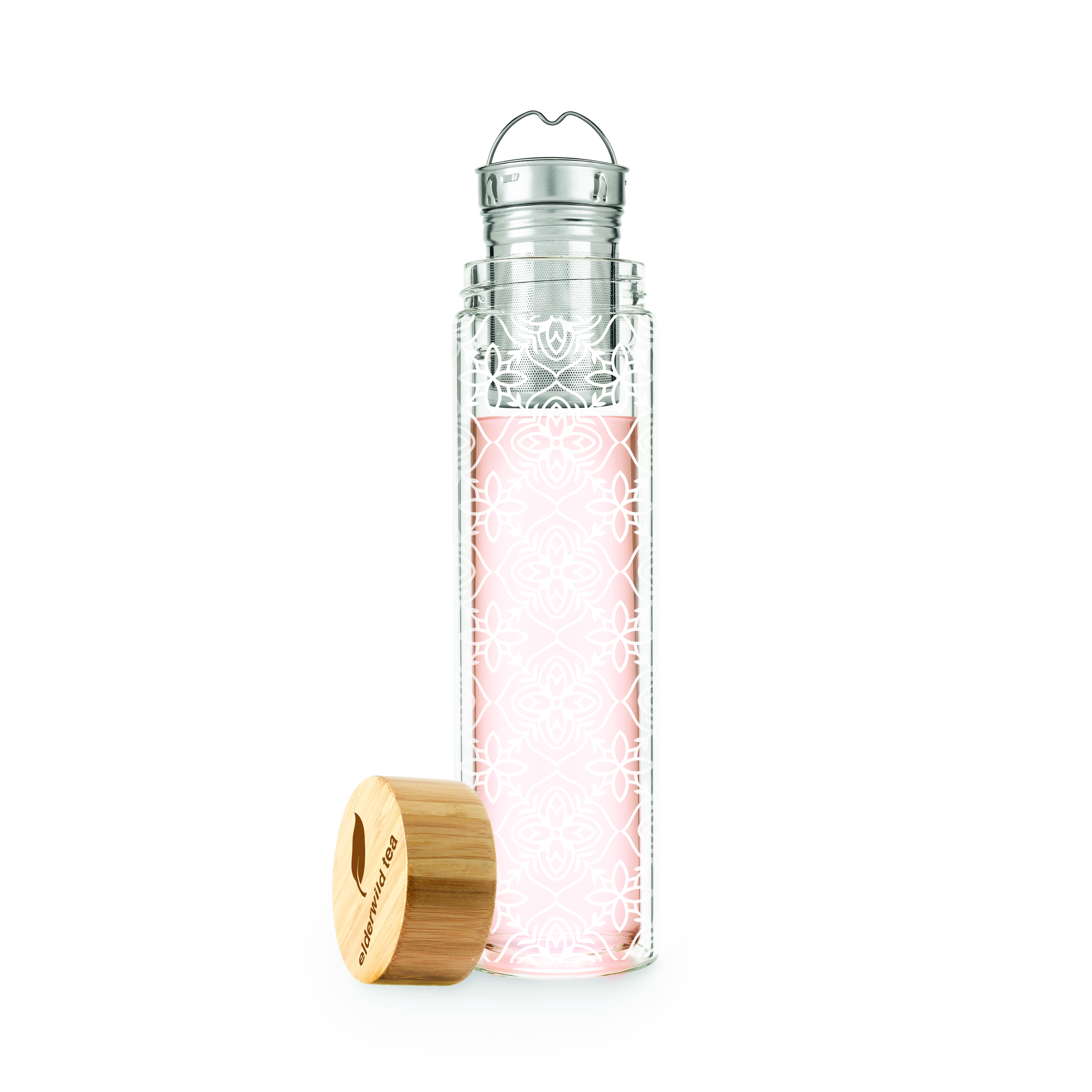 Pinky Up® Blair™ Glass Travel Tea Mug 8
