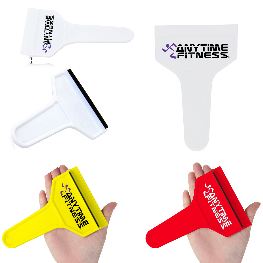 T-Shaped Ice Scraper With Rubber Blade 16