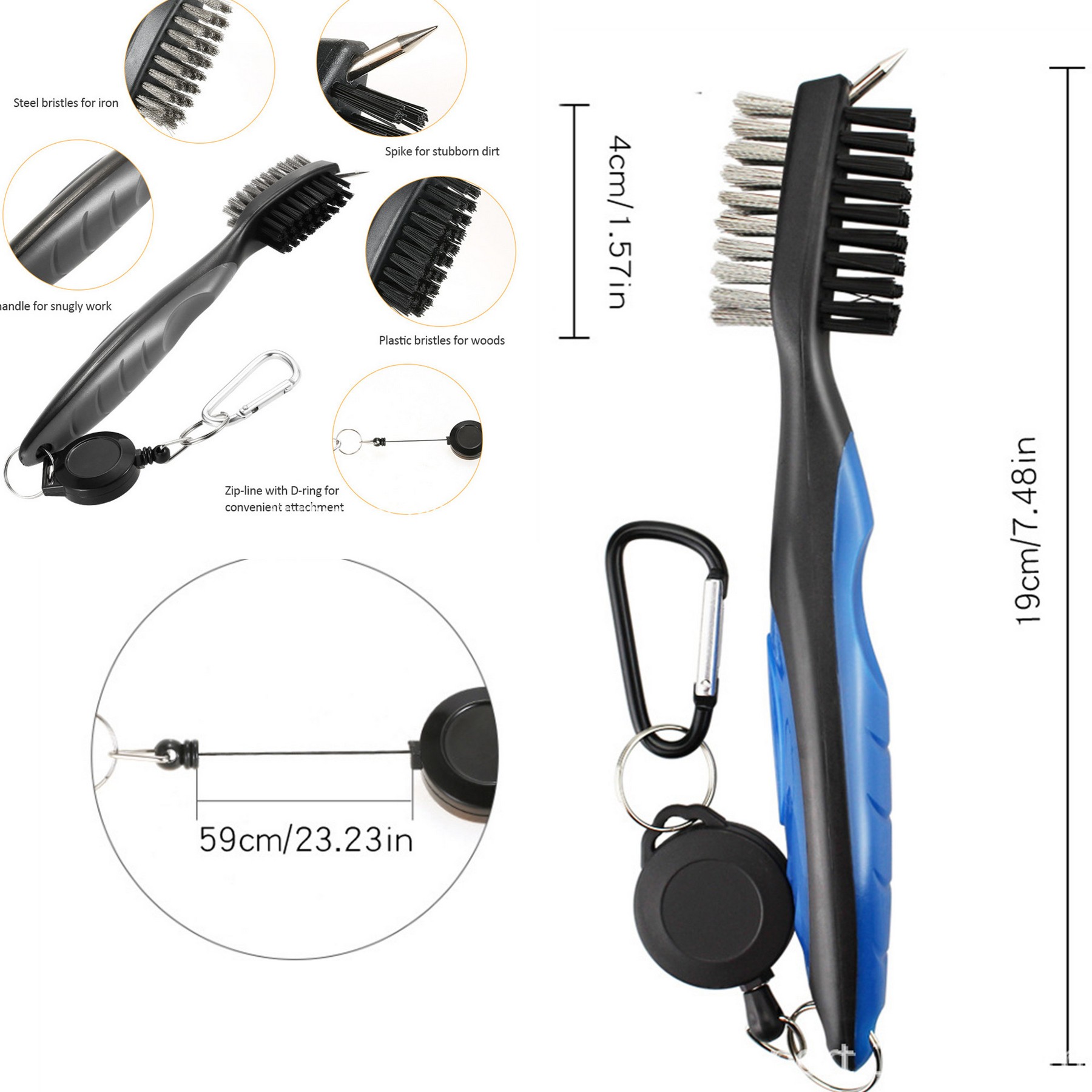 Golf Club Brush Groove Cleaner 1