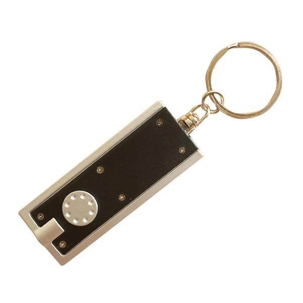 Mini Flash Light w/Super Bright LED & Swivel Key Chain 9