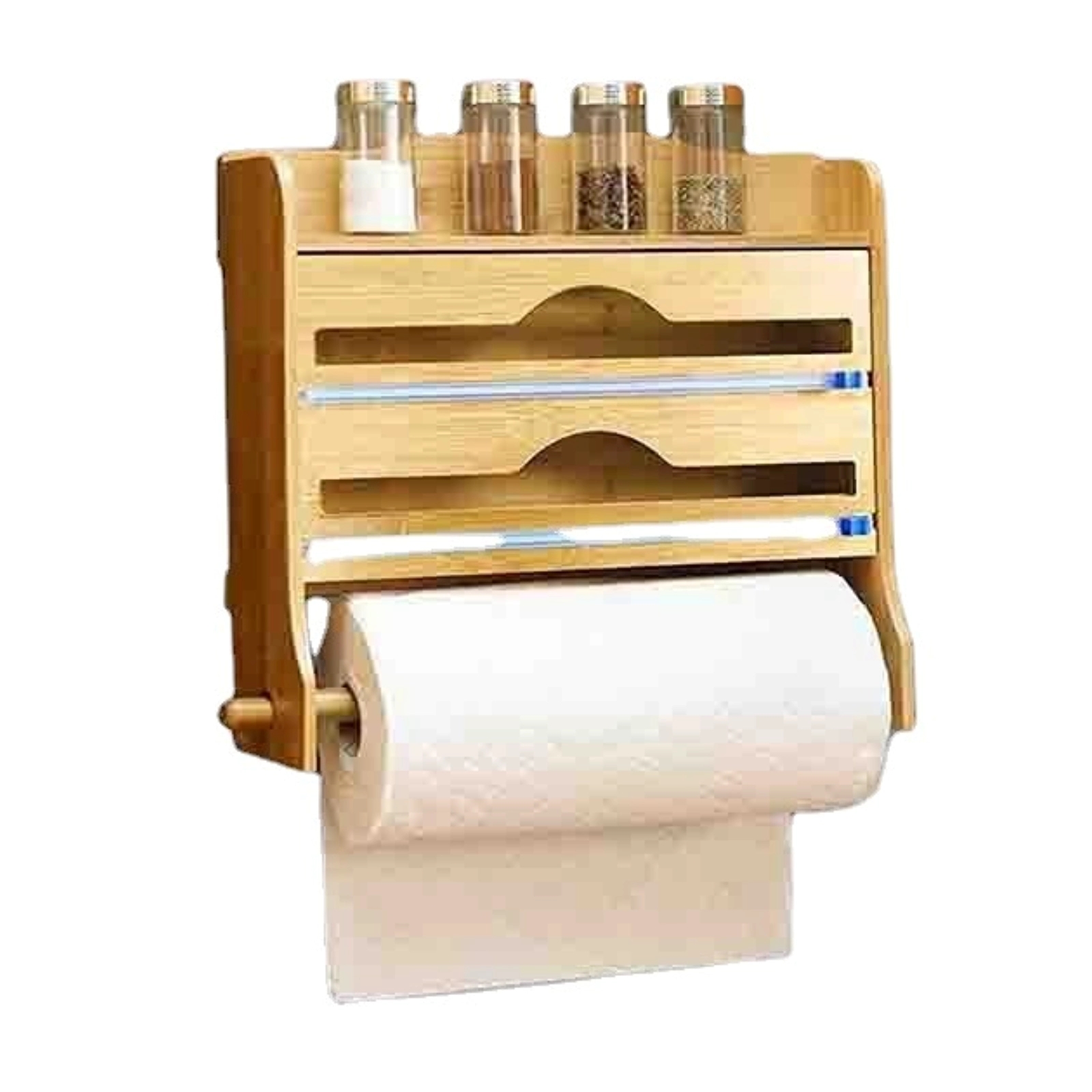 Bamboo And Wood Preservation Bag Cutting Box Kitchen Rack 3
