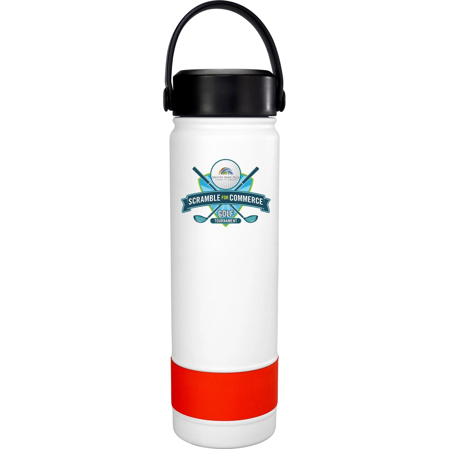 Colorful Metal Top 24 oz. Banded Bottle, custom water bottle with logo imprint 15