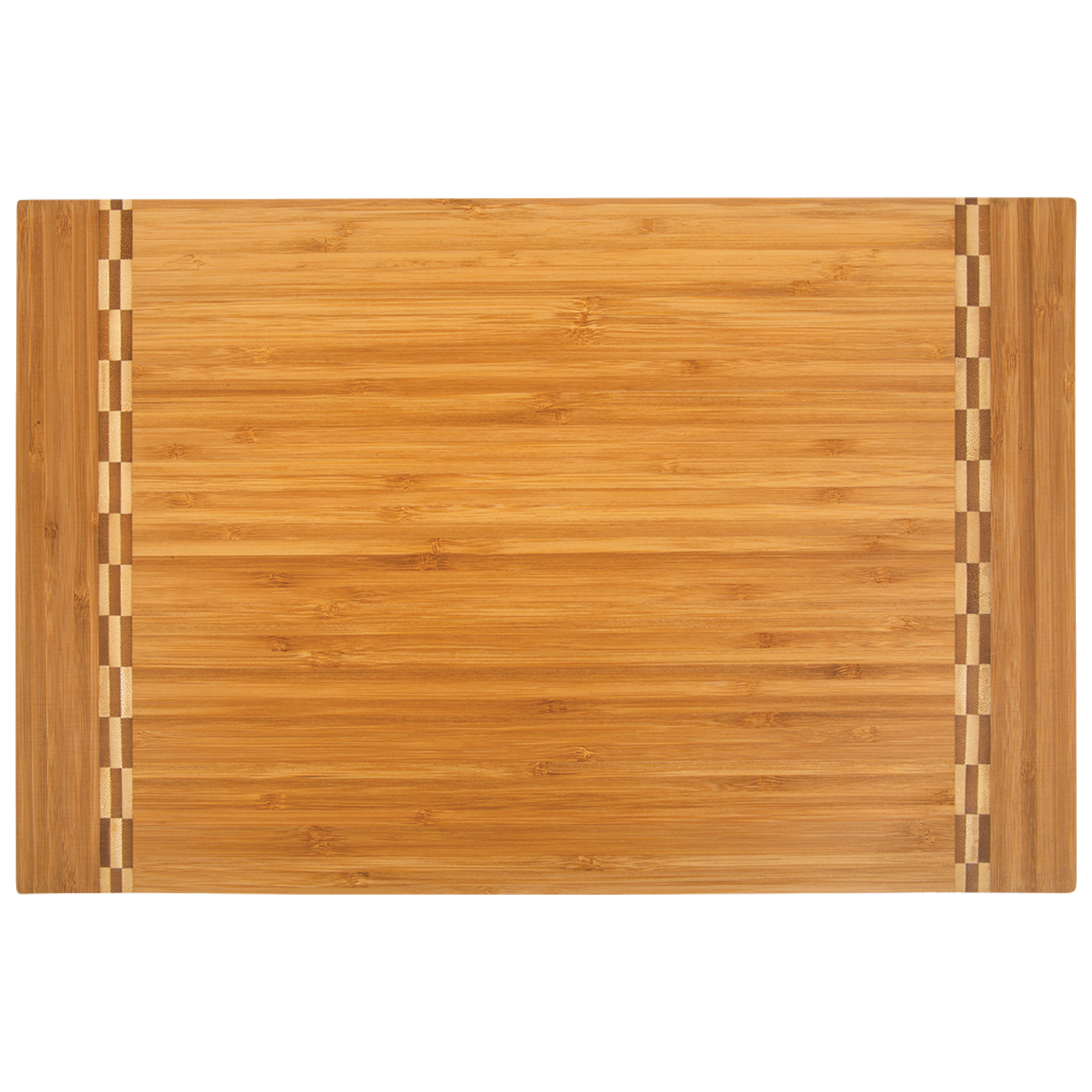 18" x 12" Bamboo Cutting Board w/ Butcher Block Inlay 5