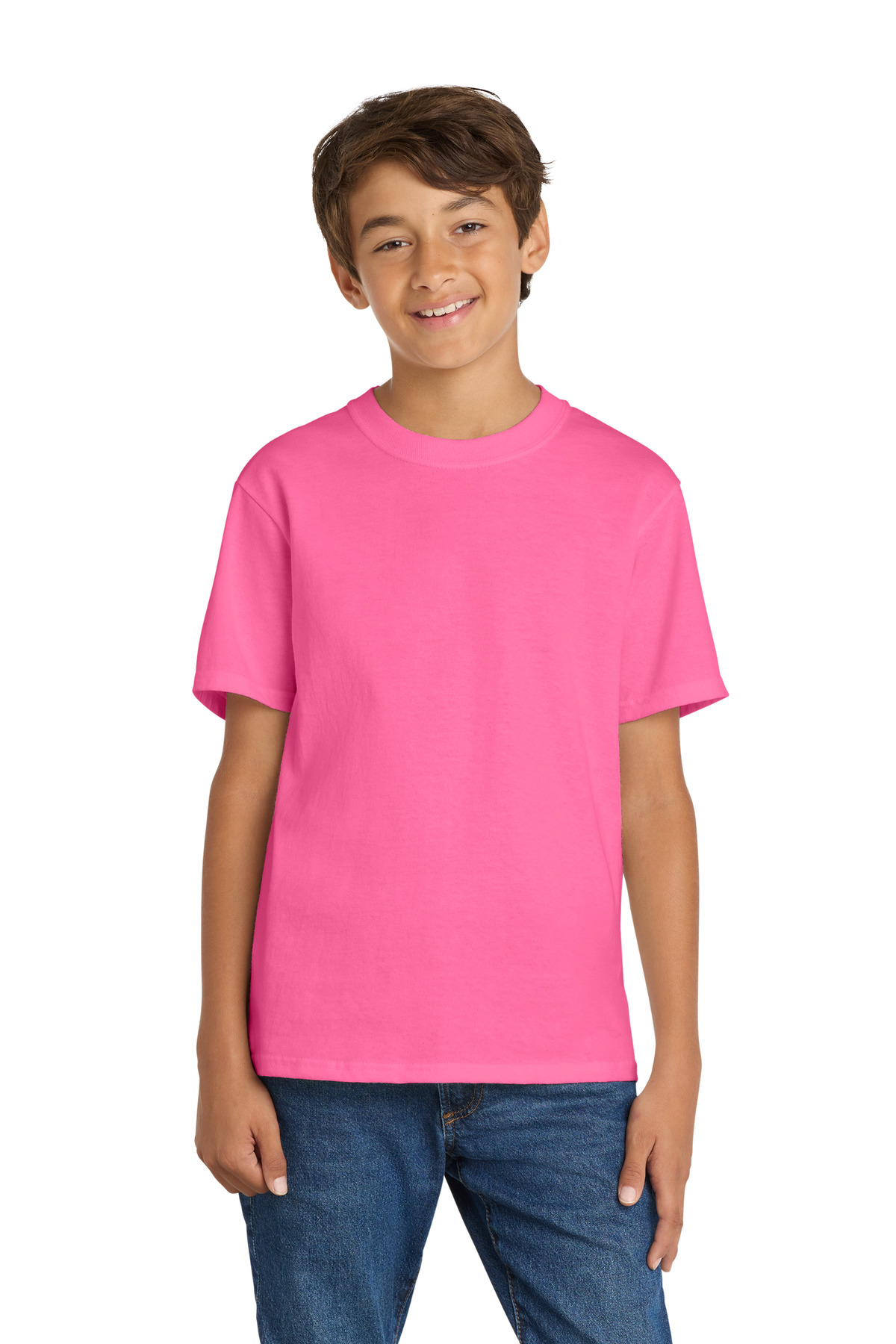 Port & Co Youth Core Cotton Tee. PC54Y 420