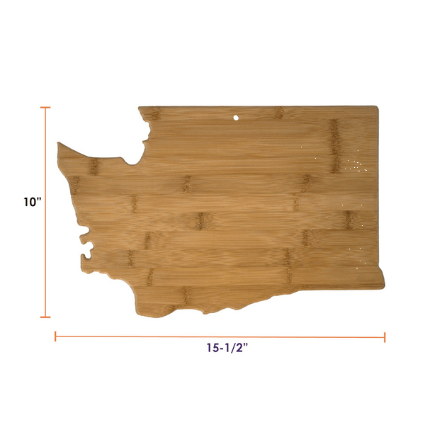 U.S. State Shaped Bamboo Cutting and Serving Boards 424
