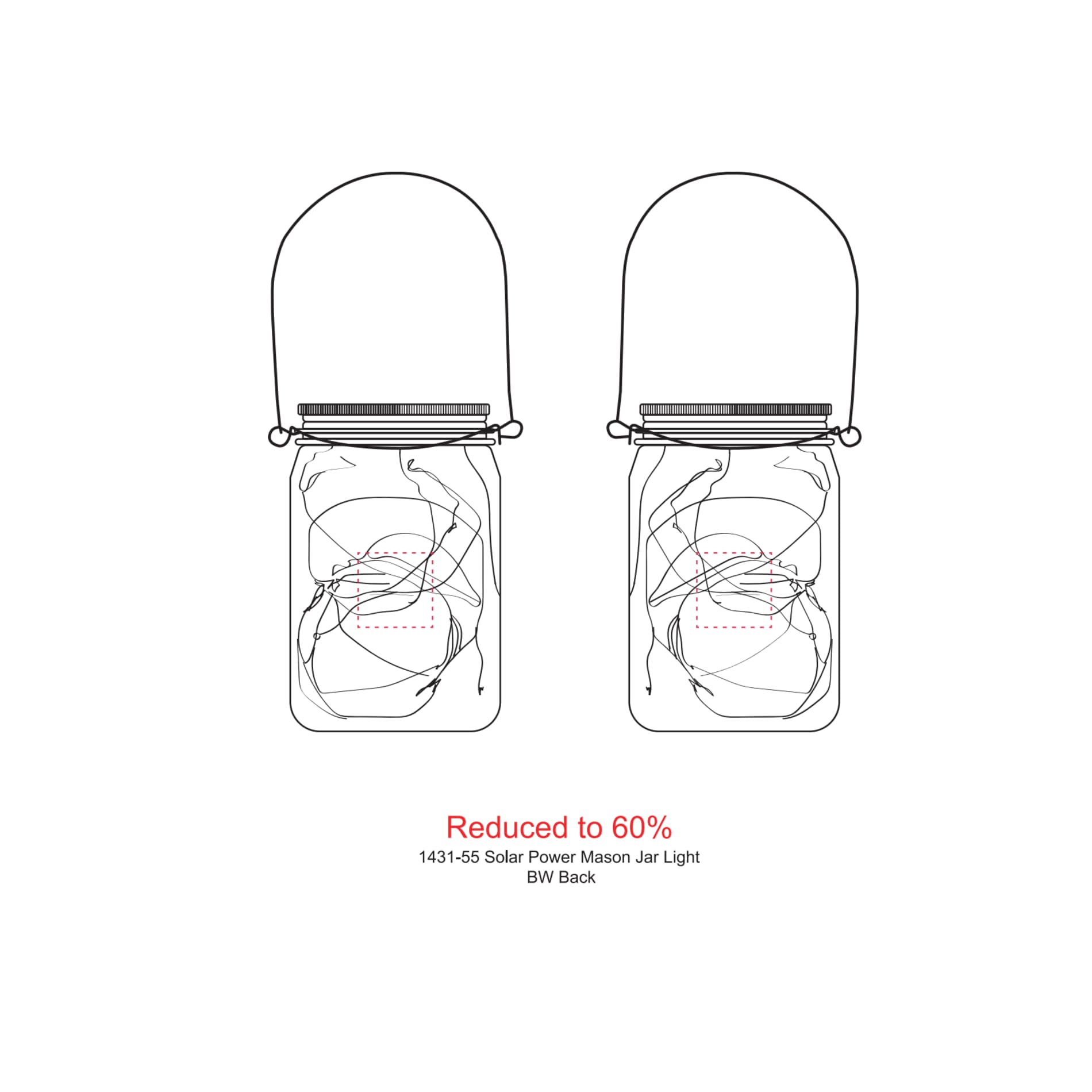 Solar Power Mason Jar Light 15