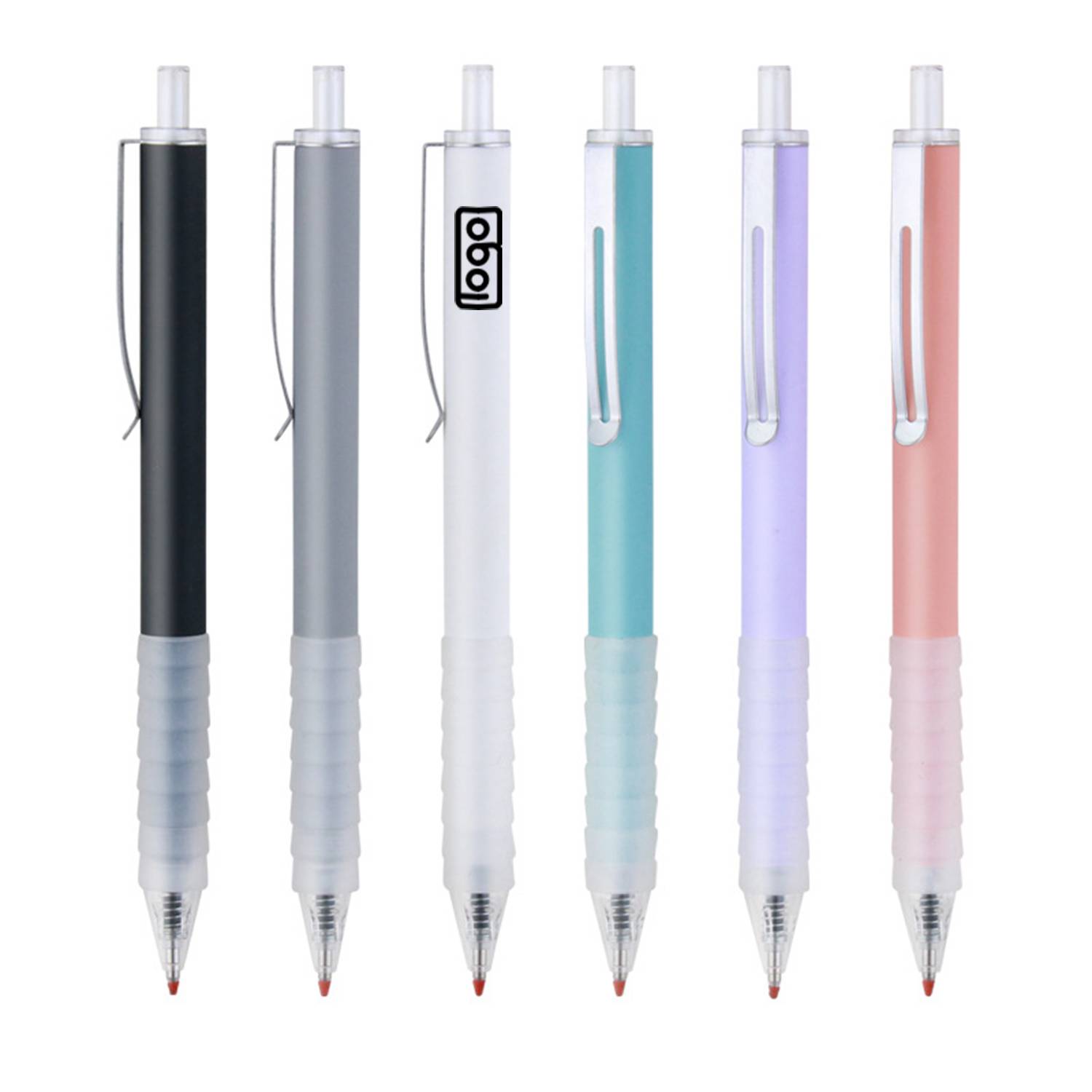 Retractable Soft Grip Gel Pen 2