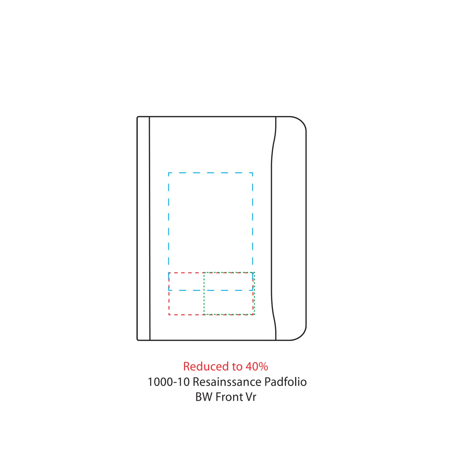FSC® Mix Renaissance Zippered Padfolio 39