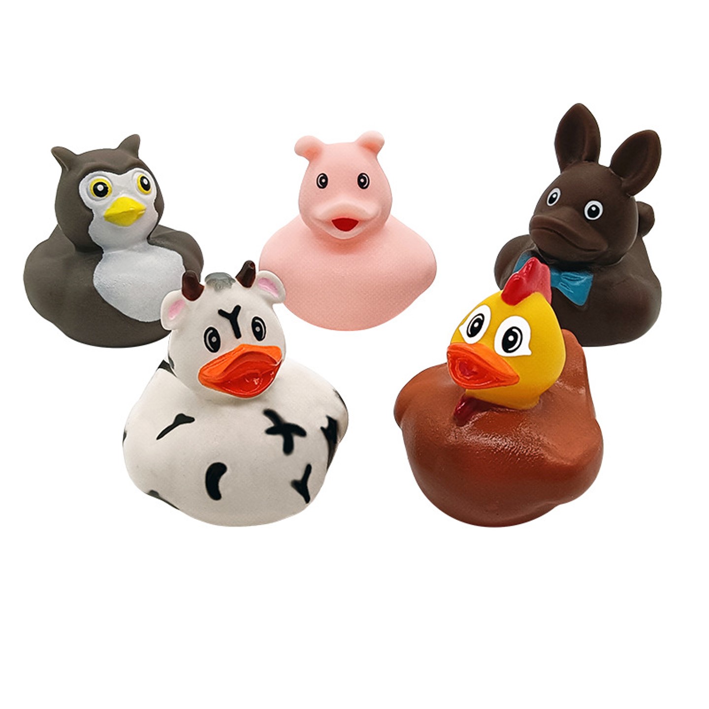 2 inch Animal Shape Rubber Duck 2