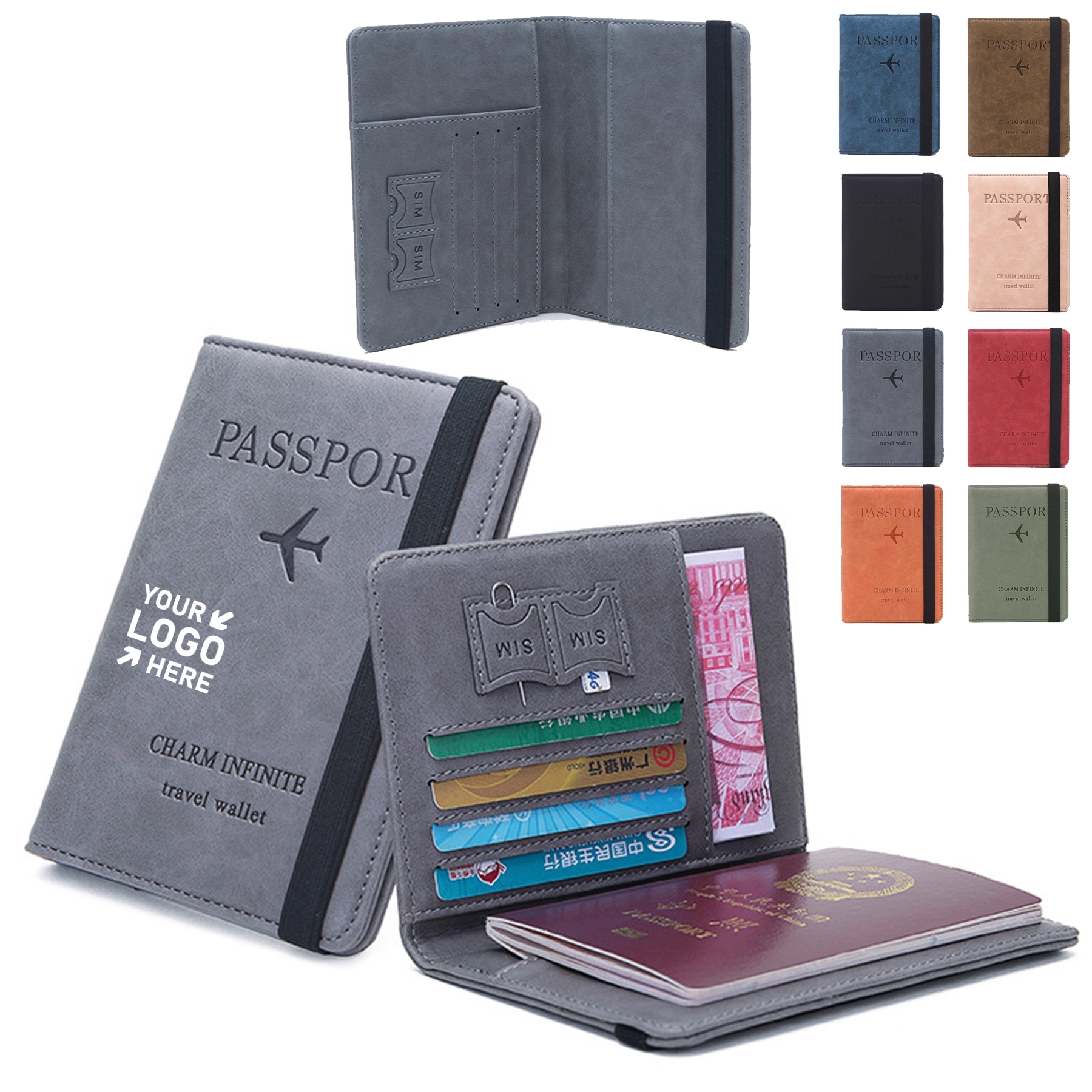 RFID Blocking Travel Passport Holder 2