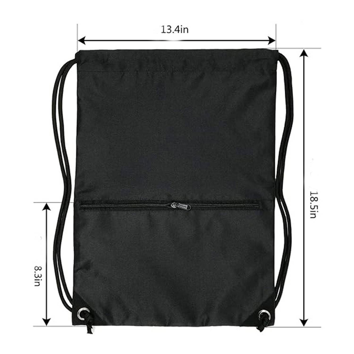Durable Polyester Drawstring Gym Bag– Swim & Basketball 5
