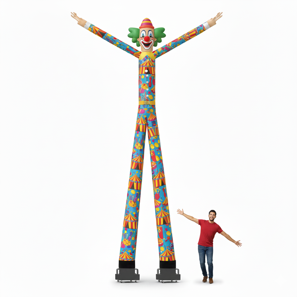 25'H Wacky Man™ Double-Leg Inflatable, Full-Digital Imprint 2