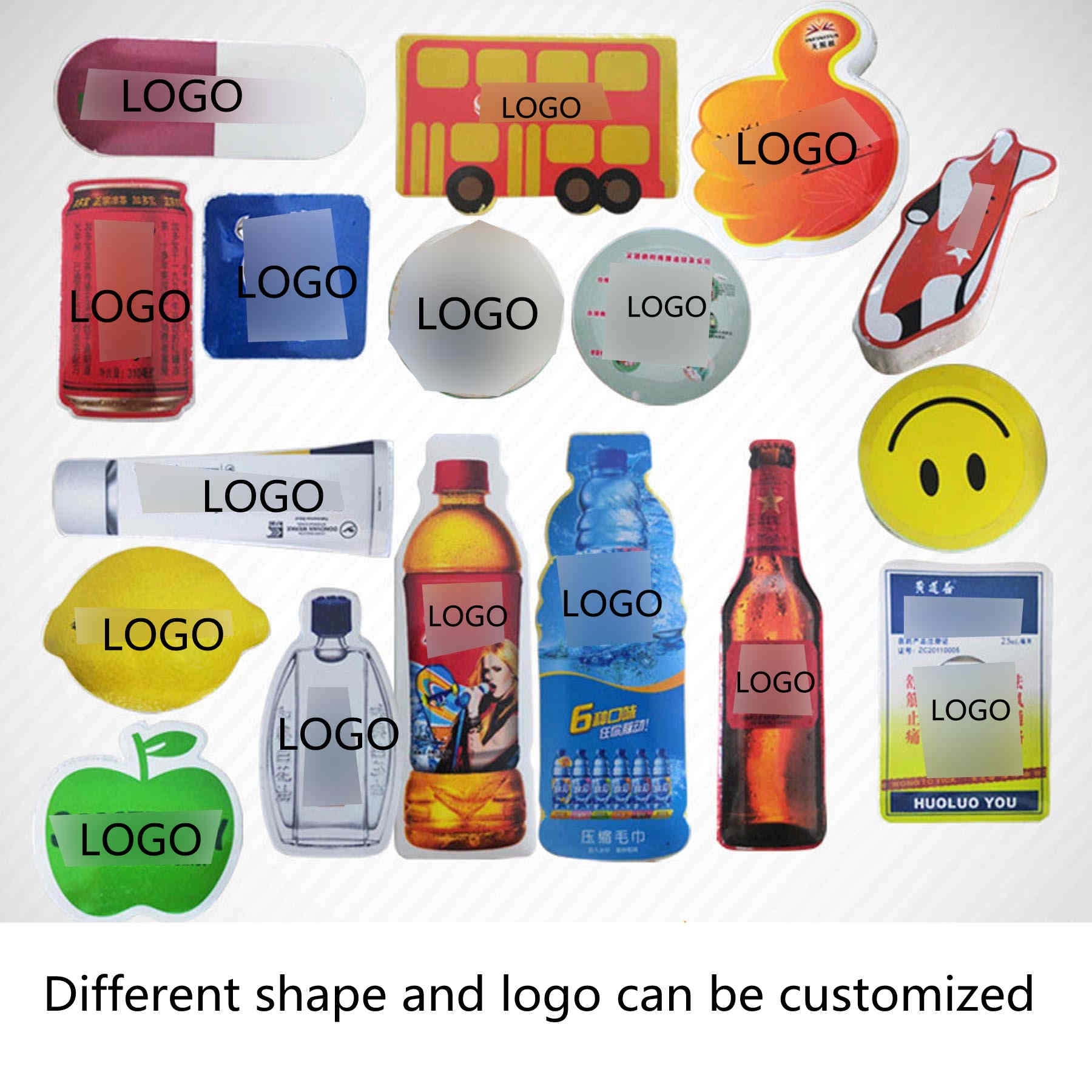 Portable Custom Cotton Magic Compressed Towel With OEM Shape 2