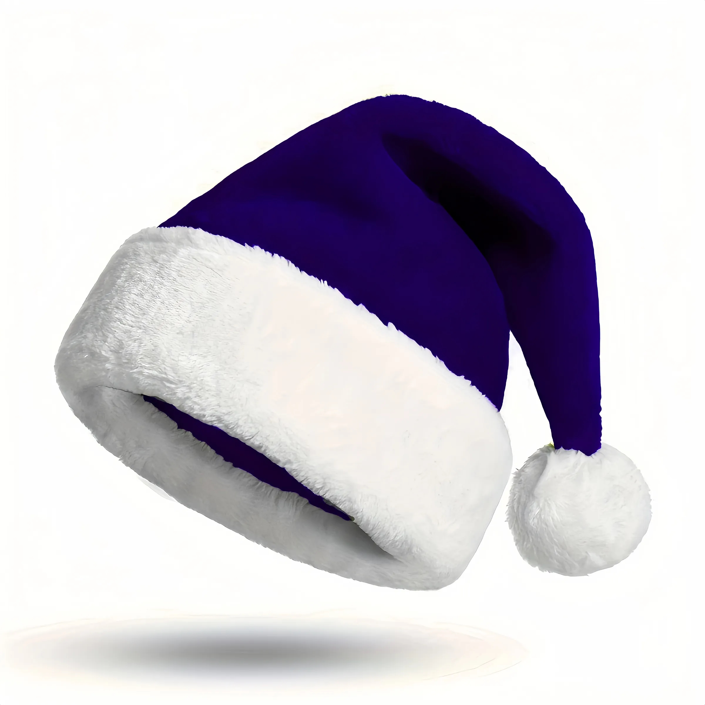 Polyester Thick Flanged Plush Christmas Hat 11