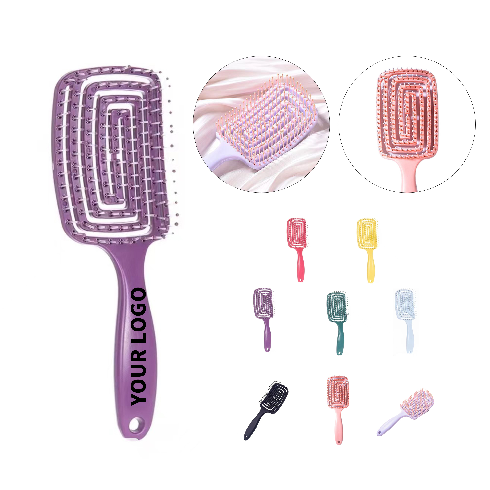 Wet Or Dry Hair Comb For Salon Hairdressing 5