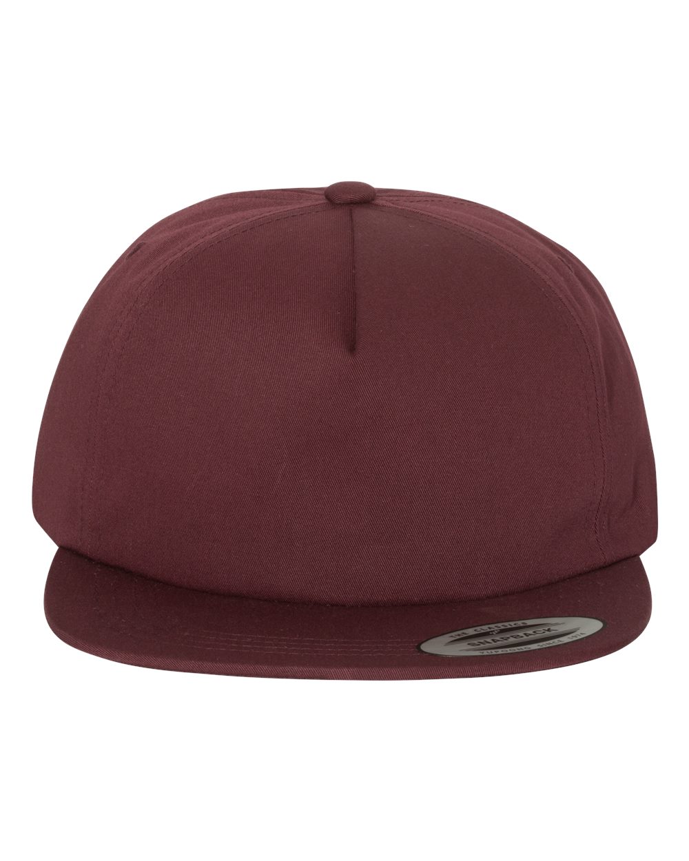 Lightly-Structured Five-Panel Snapback Cap - 6502 2