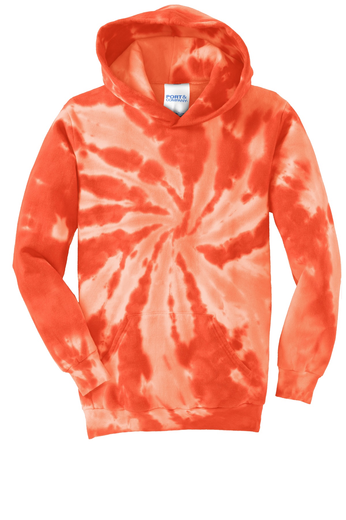 Port & Co Youth Tie-Dye Pullover Hooded Sweatshirt. PC146Y 1