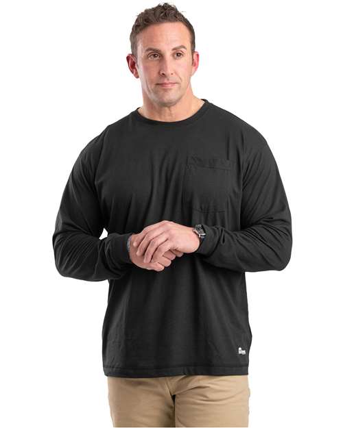 Men's Performance Long Sleeve Pocket T-Shirt - BSM39 3