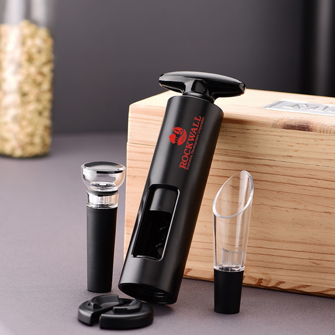 WineVault Wine Opener, Pourer & Preserver Combo Set 6