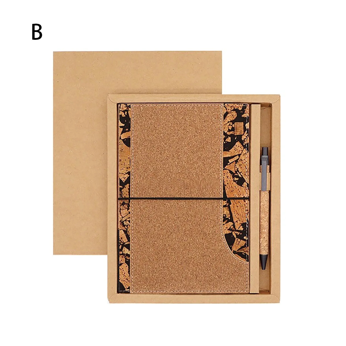 A5 Ruled Coffee Cork NotebookJournal with Gift Box 6