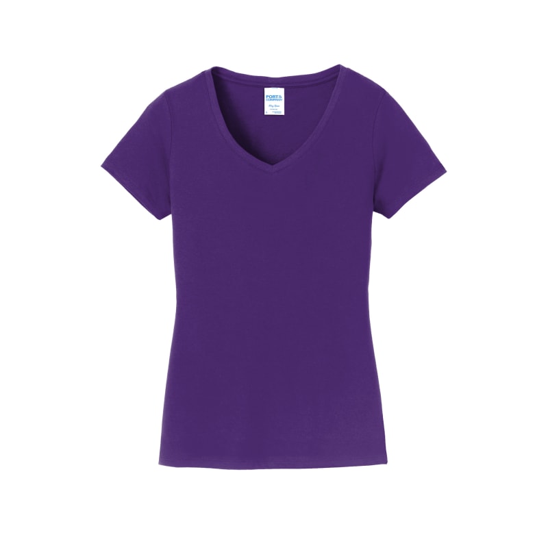 Port & Company Women's Fan Favorite V-Neck Tee. 11