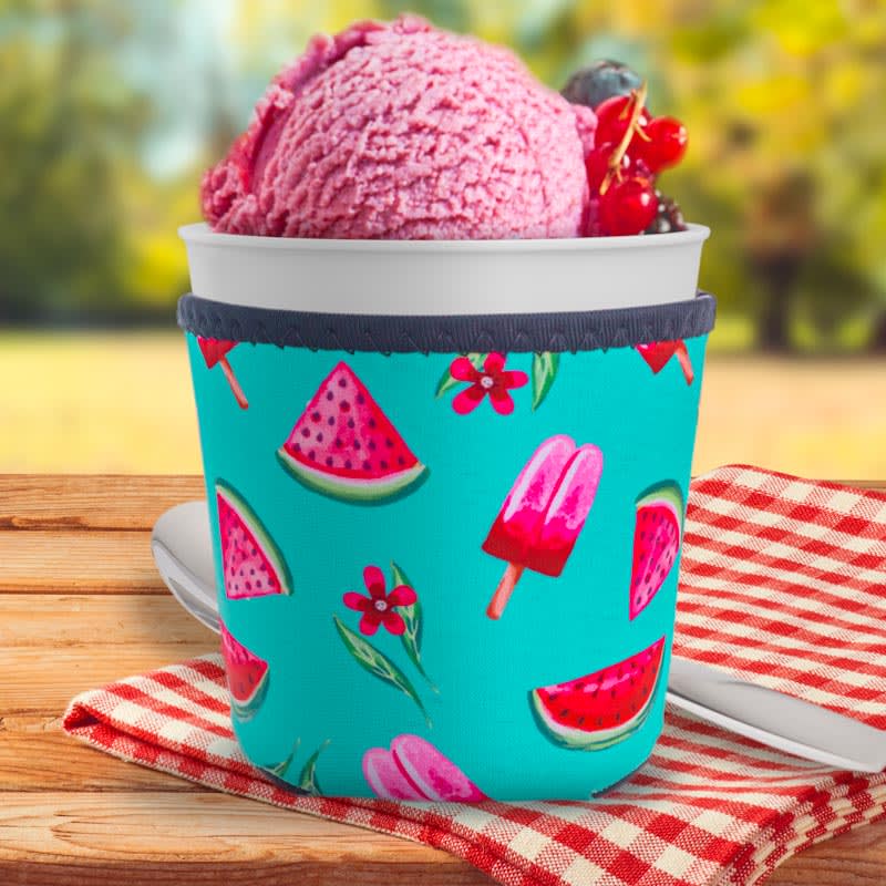 Full Color Neoprene Ice Cream Pint Sleeves 11