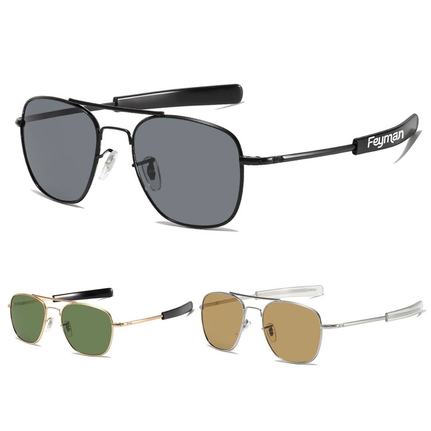 Polarized Metal Frame Aviator Sunglasses 2